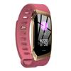 E18 Smart Waterproof Sports Bracelet: Heart Rate, Pedometer & Blood Pressure Monitor for Adults & Children.
