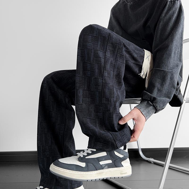 New Large Size Spring and Autumn Men's Casual Straight Sports Loose Trousers