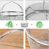 GREATLINK Mesh Steamer Basket, Stainless Steel Mesh Net Strainer Basket and Insert, Pressure Cookers and Pots,for Washing, Fry, Steam or Cook