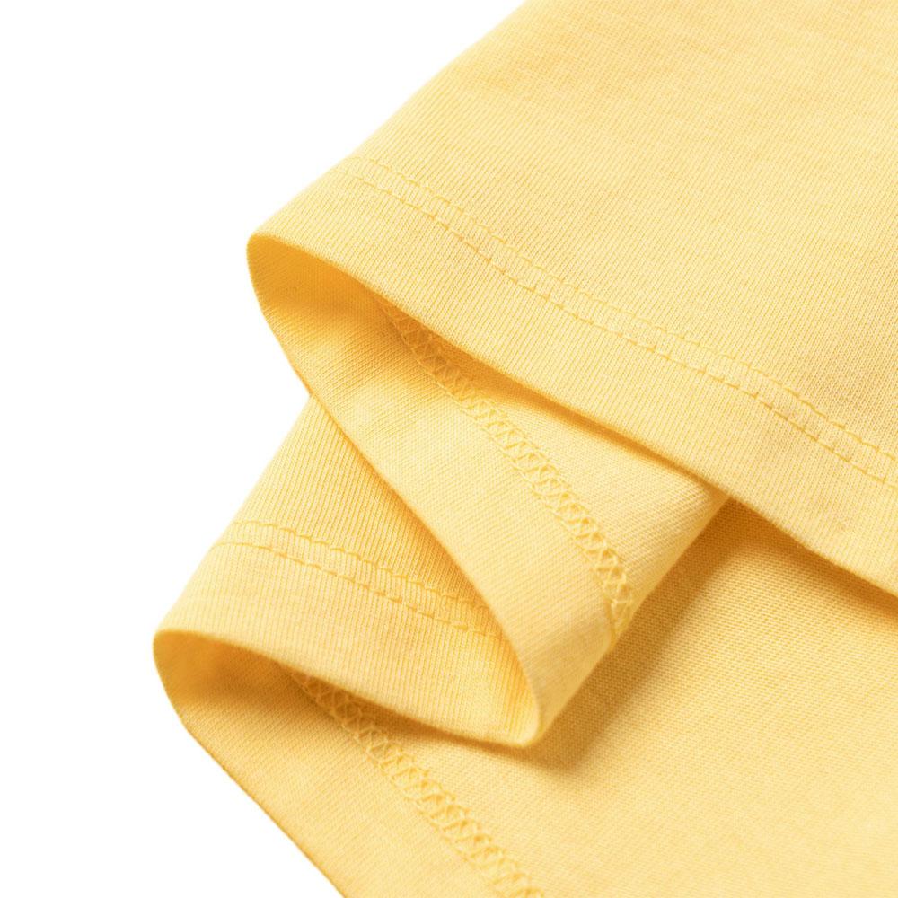 Polo Ralph Lauren Kids Solid Color Round Neck Casual Short Sleeve T-Shirt Kids Tops Yellow CWPOTSHG8020270-700