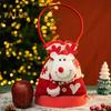 Weihnachts-Süßigkeitentüte, Schneemann, Weihnachtsmann, Rentier, Puppentasche, Kordelzug, Weihnachts-Goody-Halter, Geschenktüten für Heiligabend