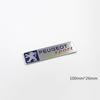 Car Styling Sticker 3D Aluminum Tail Emblem Badge Body Decal For Peugeot 206 307 308 207 3008 208 407 508 2008 5008 301 406 408