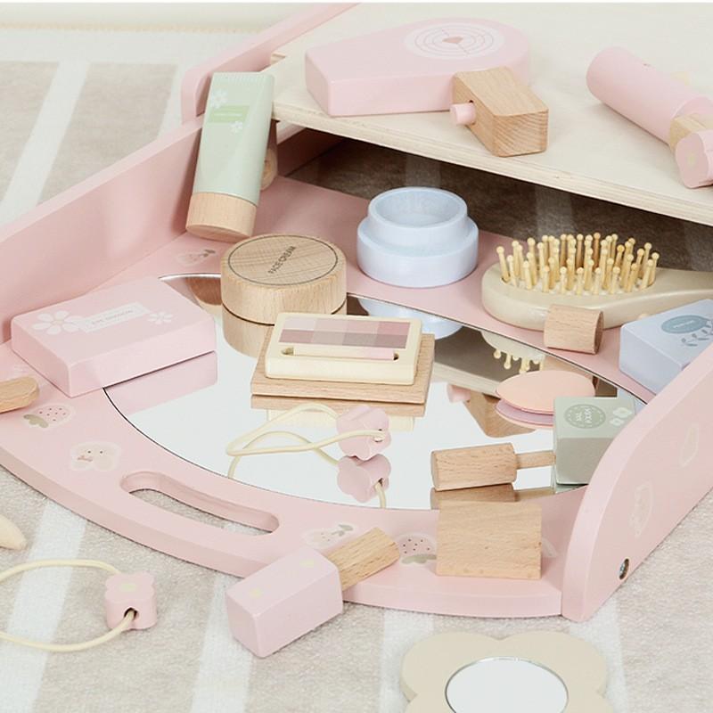 Wooden Princess Dresser Set Cosplay Playhouse Toy