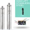 Small Household Stainless Steel Deep Well Submersible Pump Solar Brushless Screw DC Pump Irrigation Efficient Water Pump
