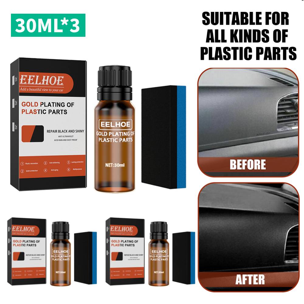 90/60/30ml Auto Plastic Restorer Back To Black Car Cleaning Products Auto Maintenance Cleaner Coating Polishing Cleaning Tool