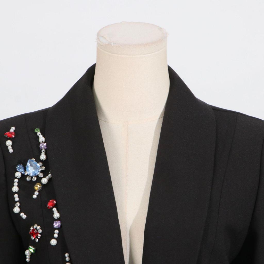 2025 European & American Slim Fit Autumn Women's Suit Jacket - Chic & Commuter Style