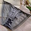 Low Waist Underwear for Women Bow Mesh Briefs Sweet Lace Panties Girl