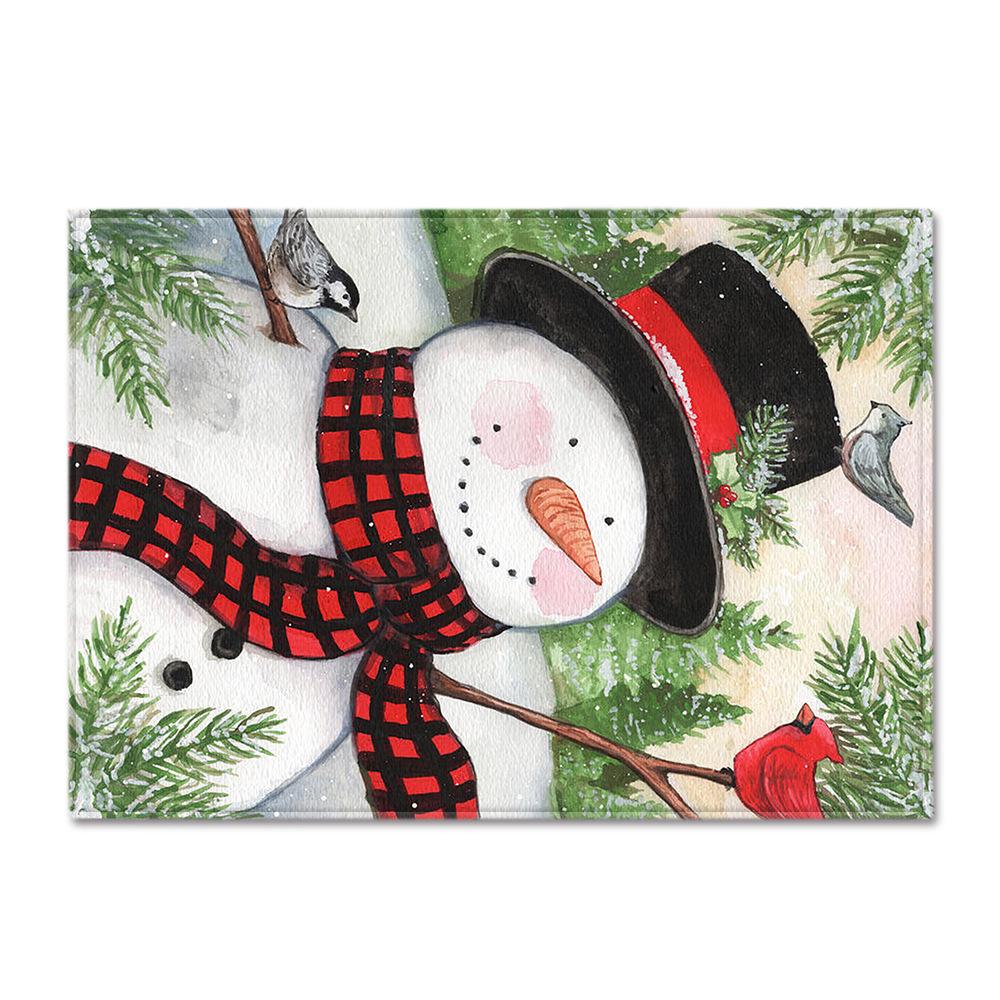 Living Room Carpet Merry Christmas Bedroom Floor Mat Doormat For Europe And The United States