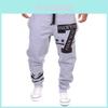 Casual Pants Men Cotton Blend With 7 Digit Print For Summer Youth Comfort