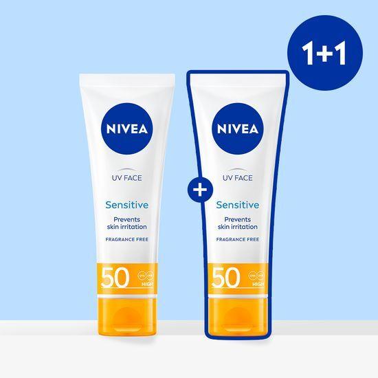 Nivea Sun Face Soothing Sensitive Cream 50ml