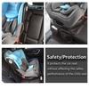 Car Seat Protector, Seat Protection, Large Size Car Seat Protector, 600D Fabric Thick Padding and Storage Pockets, Adaptable