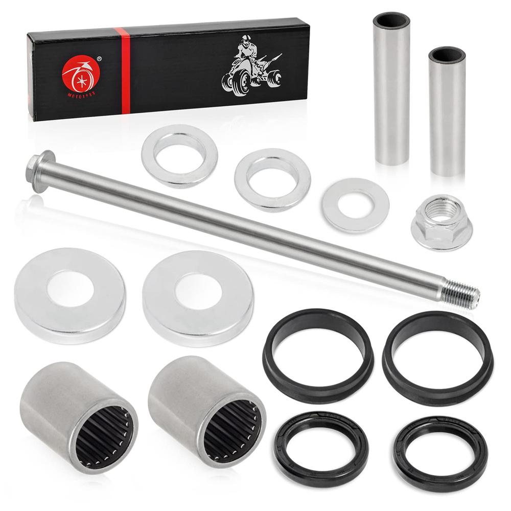 Swingarm Seals Bearing Sleeve & Pivot Bolt Rebuild Kit for Honda 400EX TRX400EX TRX400X 1999-2014