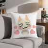 Cartoon Cute Toro Inoue Cat Pillow Case 3D Print Polyester Fiber 40*40cm Home Sofa Throw Decoration Festival Gift