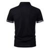 Summer Men's Solid Pocket Splicing Polo Shirts Short Sleeve Breathable Casual Contrast Color Lapel Collar Streetwear Basic Tops
