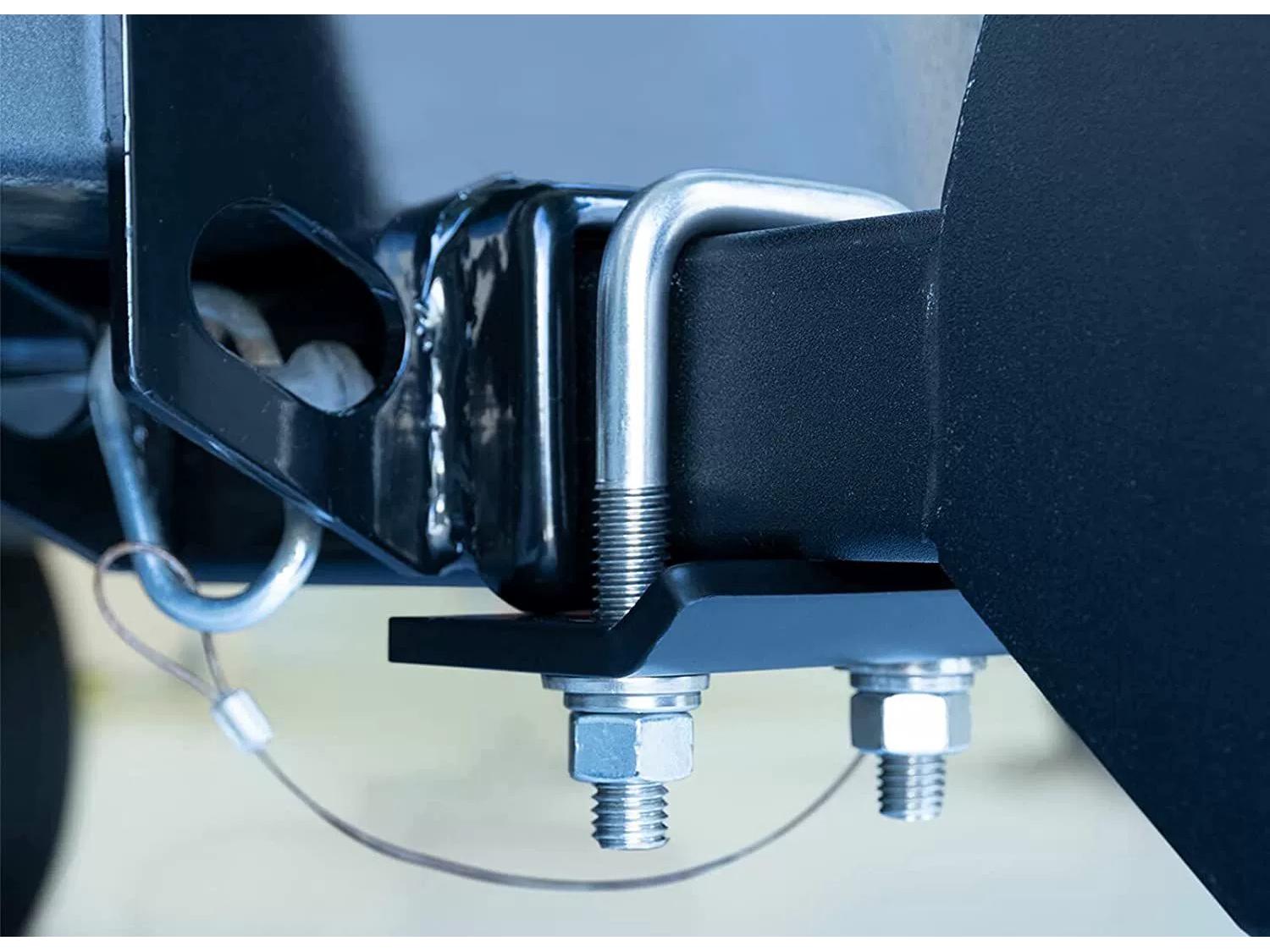 Adjustable Aluminum Alloy Towing Hook with Dual Ball for Trailers