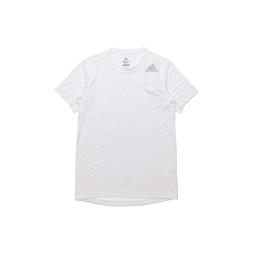 Adidas T Shirts Men's White Crew Neck Moderate Straight Fit CW3928