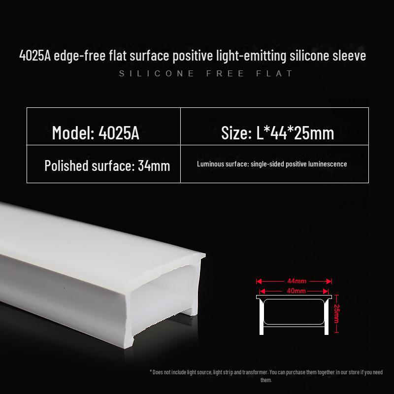 Thread-Free Silicone-Sleeve LED Light: Flexible, Shapeable, and Luminous Linear Strip