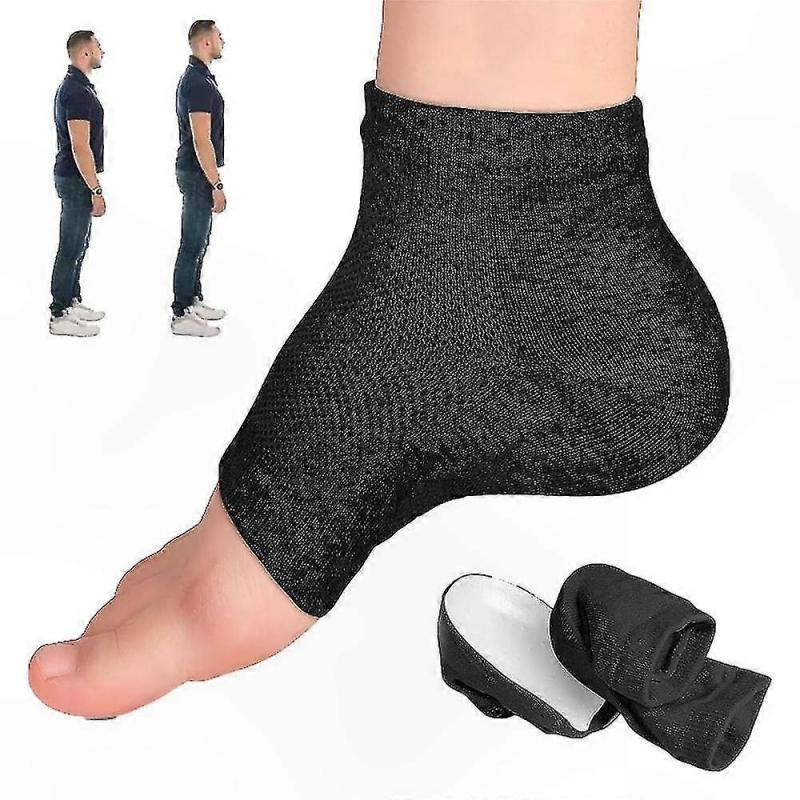 2,5/3,5cm Rizzsoles Höhe Max Socken & Einlagen, Atmungsaktive Höhensteigernde Einlagen für Herren
