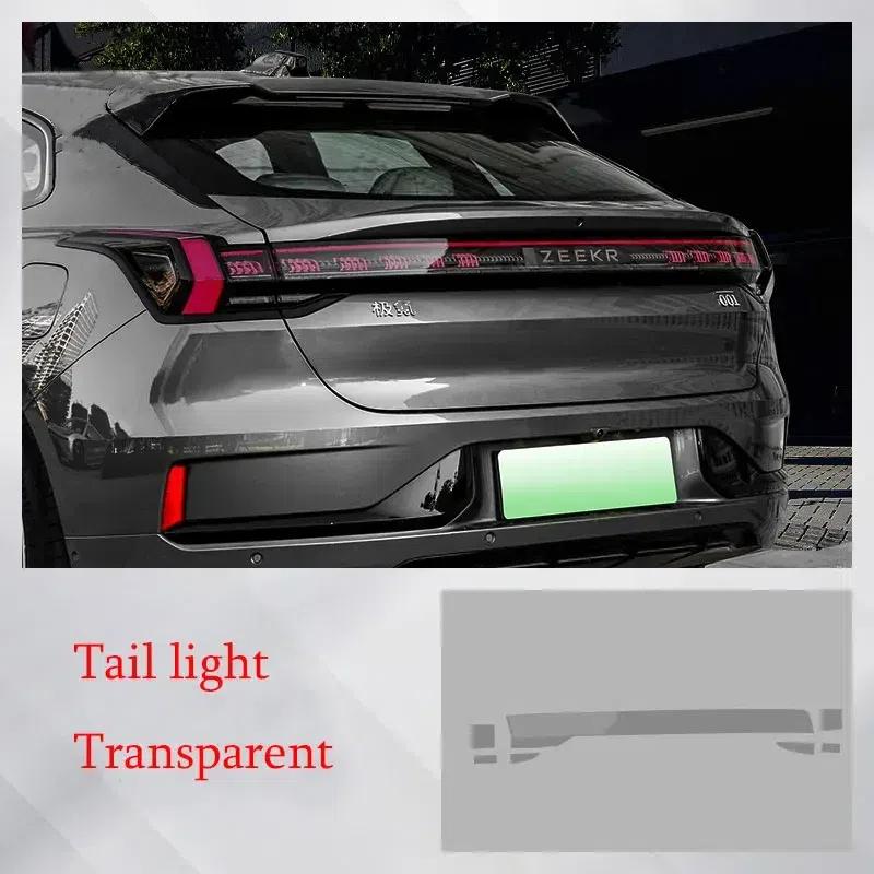 For Zeekr Krypton 001   TPU Blackened Headlight Taillight Foglight Protective Film Car Modification Color Changing Film