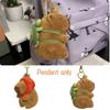 Süßer Capybara Plüsch Schlüsselanhänger Taschenanhänger Mädchengeschenk Weich und Entzückend