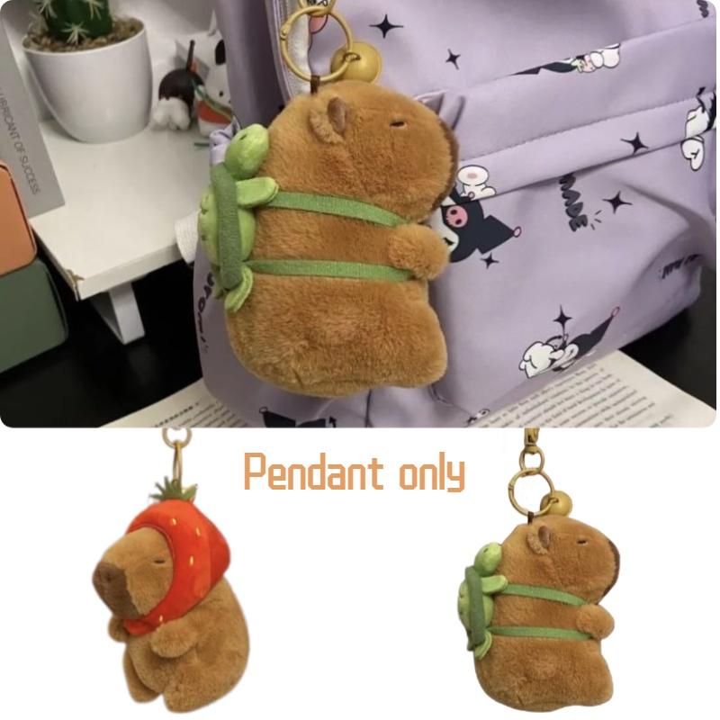 Süßer Capybara Plüsch Schlüsselanhänger Taschenanhänger Mädchengeschenk Weich und Entzückend