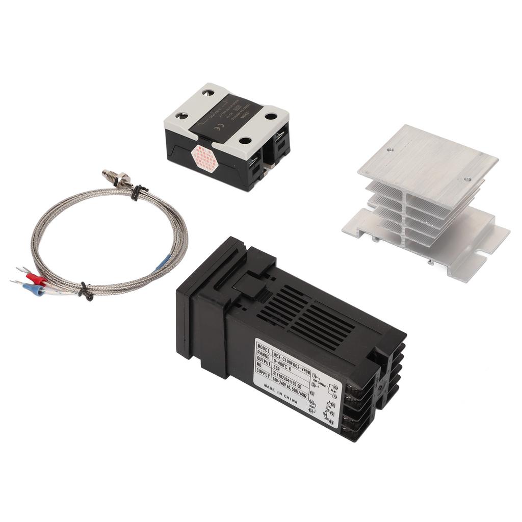 Cyfrowy termostat PID Dokładny regulator temperatury z termoparą K Radiator Przekaźnik półprzewodnikowy dla gospodarstwa