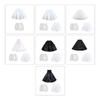 2/3pcs Hoop Skirt Petticoat for Women Underskirt for Wedding Dress Ball-Gown Girls Crinoline-Slips White/Black