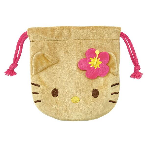 Sanrio Sunburned Hello Kitty Plush Drawstring Pouch Sanrio