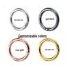 Metal Spring Snap Ring Keychain Luggage Accessory Keyring Pendant for DIY Mobile Phone Lanyard