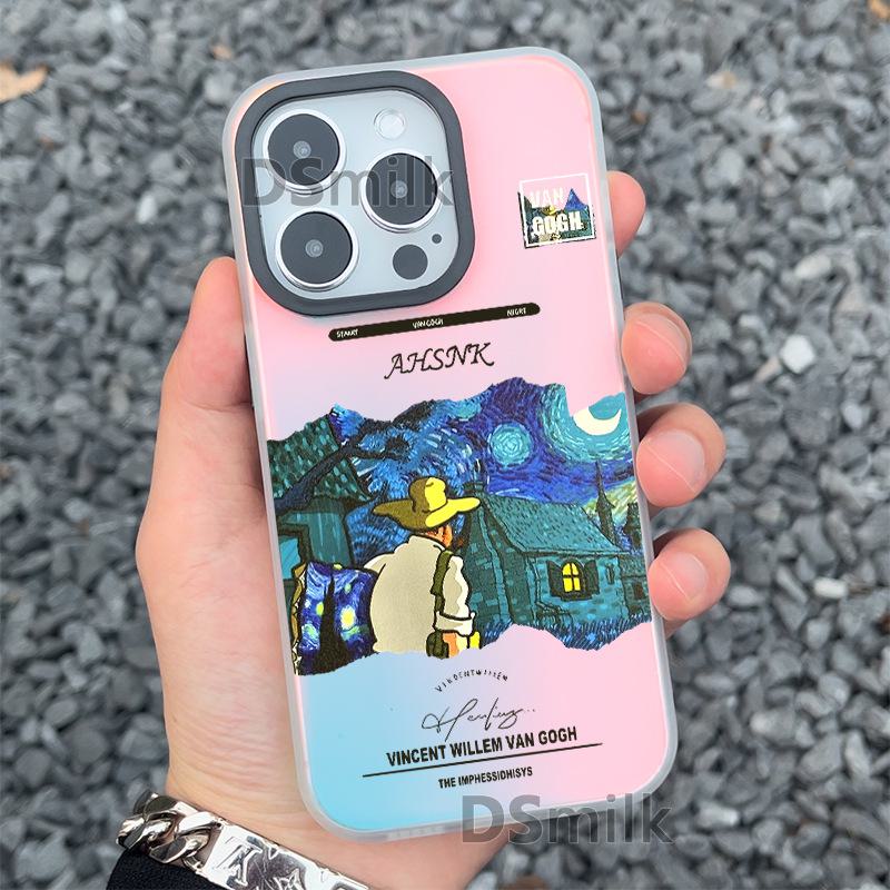 

Чехол Van Gogh Colorful для iPhone 15 Pro в цвете Aurora White для Apple 12/11/Xs Max/8 14 Pro