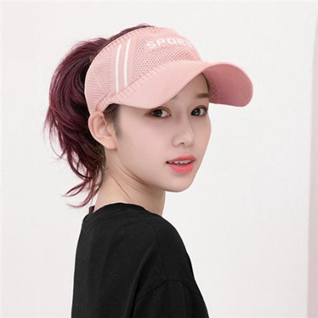 Band-type Sports Sun Cap (pink) / Golf Tennis Visor Sun Cap
