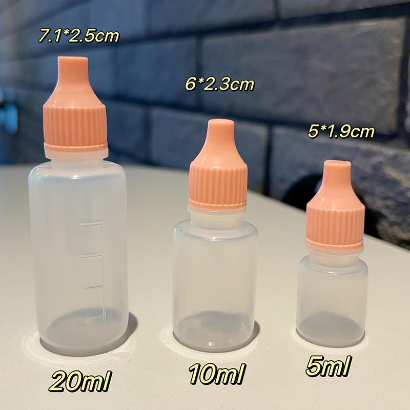 10Pcs Cosmetic Soft Refillable Bottle Portable Travel Cream Packaging Accessories Plastic Liquid Foundation Empty Container