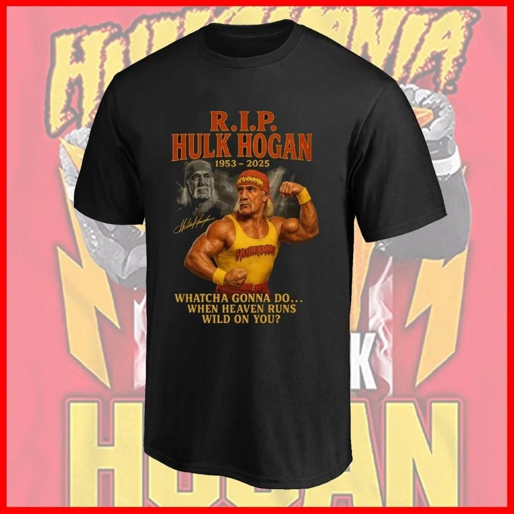 Hulk Hogan Memorial Shirt RIP Rest in Piece Brother 1953–2025 Unisex T-Shirt XL
