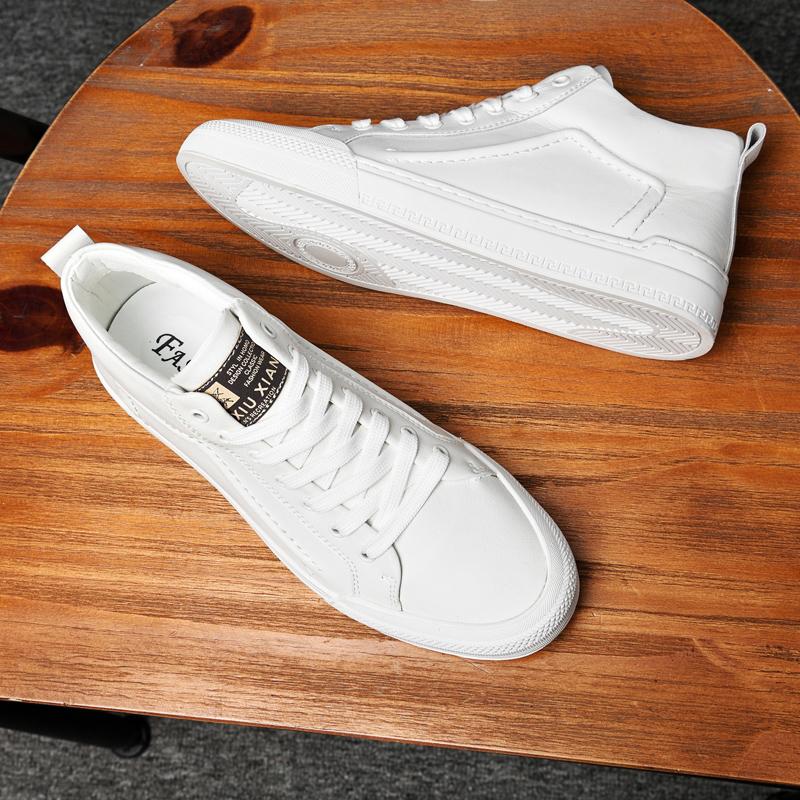 Spring Autumn Boots Men High Quality Breathable Cowboy Boots Retro Mens Shoes Genuine Leather Ankle Boots Fashion Black Sneakers