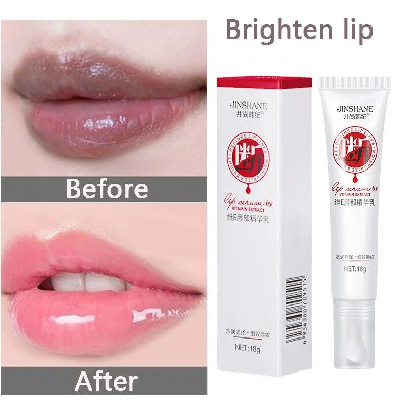 Aufhellendes rosa Mund-Lippen-Serum, bleichendes rosafarbenes, feuchtigkeitsspendendes, reparierendes, aufhellendes Lippenbalsam-Lippenpflege