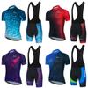 Mens Cycling Jersey Bib Shorts Set Breathable Bike Riding Outfit Road Mountain Biking