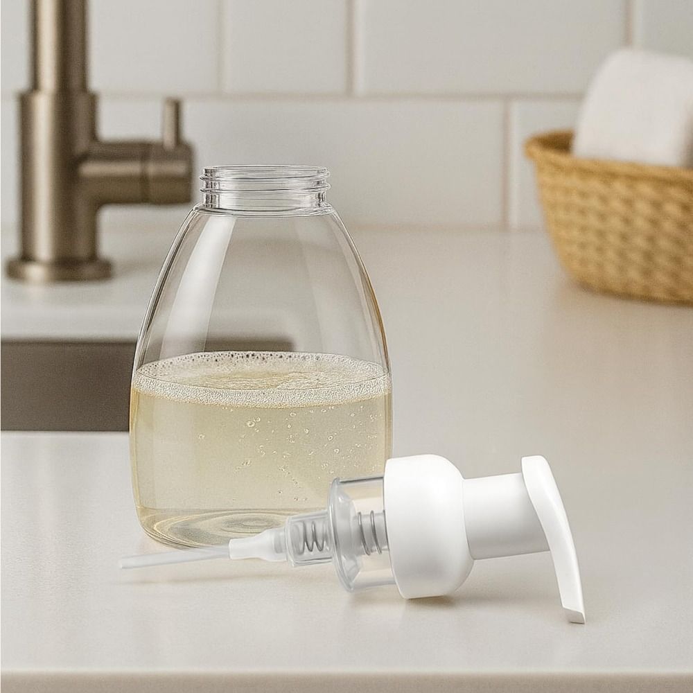 Klare Schaumpumpe Flasche 250ml Schaumflasche Tragbar Leere Seifenflasche Kosmetikverpackung