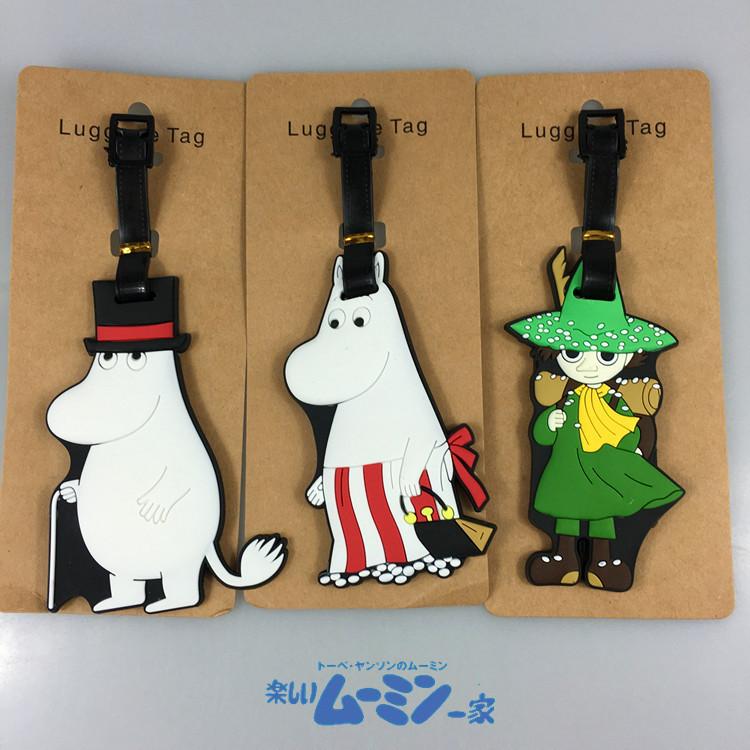 Pattern Luggage Snufkin Identification Plate Hanging Boarding Tool Pass