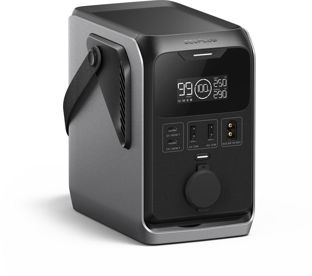Station électrique portable - ECOFLOW - Trail 300 DC - 288 Wh - WiFi - 4 ports USB-C/USB-A - Lampe intégrée