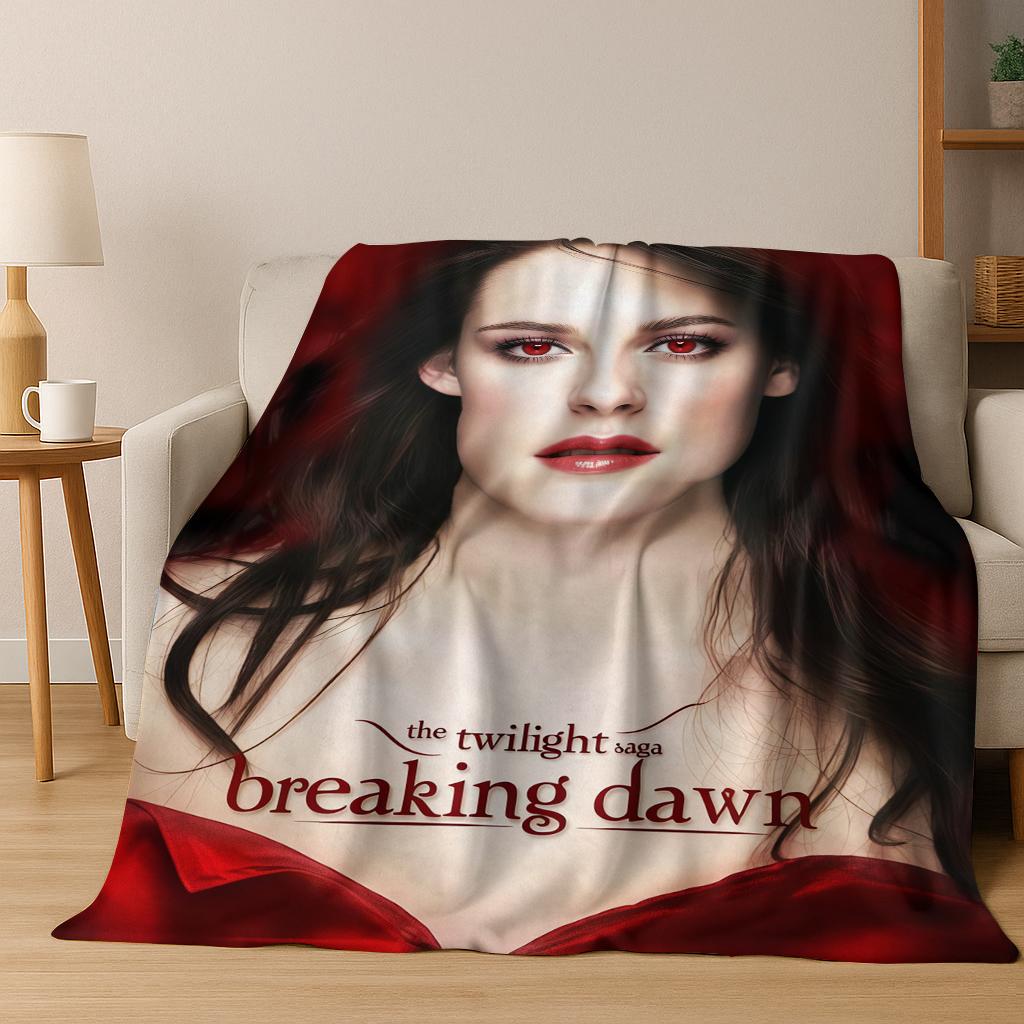 2026 New Twilight Isabella Edward Art Flannel Blanket,Cozy Soft Throw Blanket for Home Bedroom Bed Sofa Picnic Cover Gift Kids