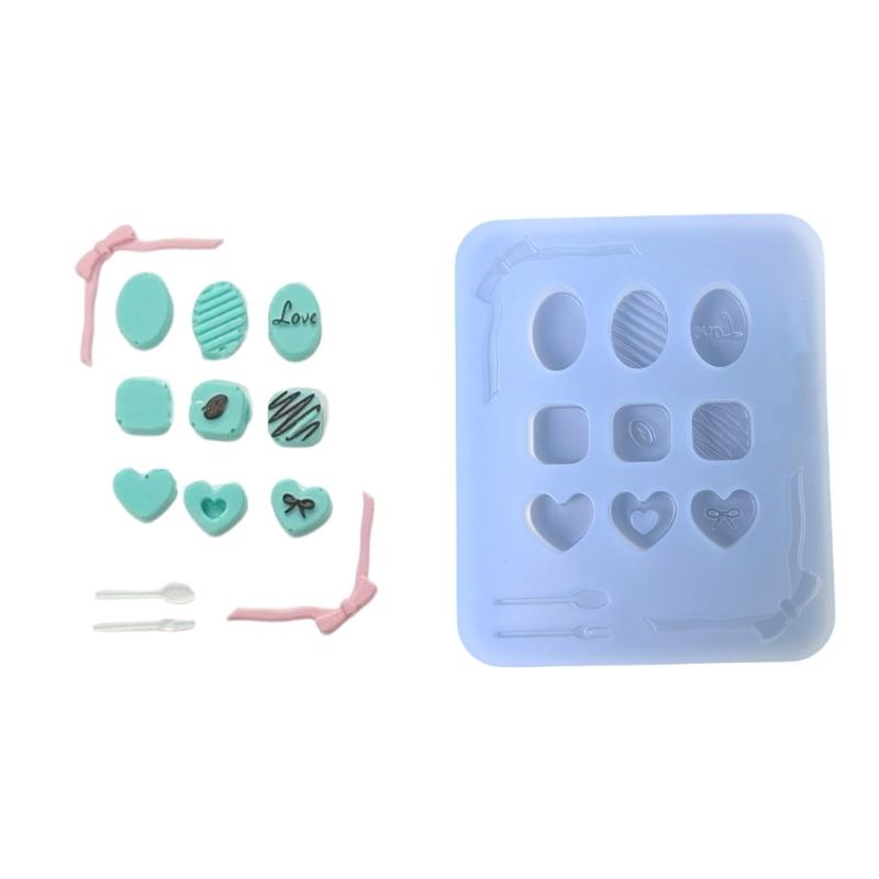 

Practical Silicone Mold Candy Themed Accessories Mould Unique Epoxy Resin Jewelry Molds for Crafting Enthusiasts