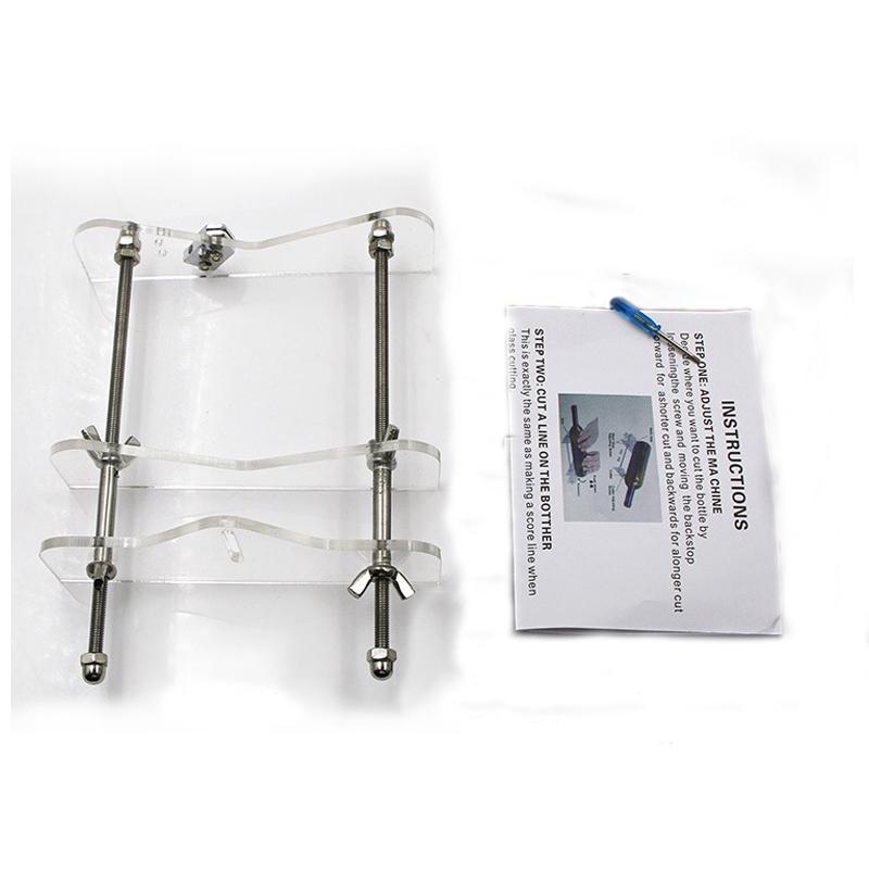 Profesjonalna maszyna do cięcia DIY Szklany nóż do butelek ze śrubokrętem