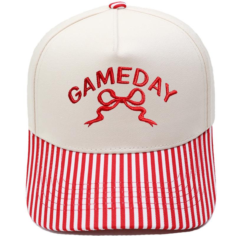 GAMEDAY Truck driver hat three-dimensional embroidery retro color matching baseball cap European and American men's and women's casual hat