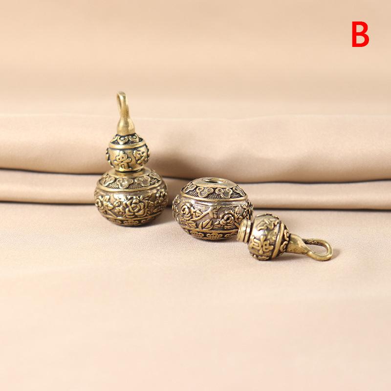 

Латунная урна-кувшин, подвеска, брелок-калабас, ювелирные изделия, водонепроницаемая таблетница, контейнер для лекарств, бутылочка-медальон, ожерелье