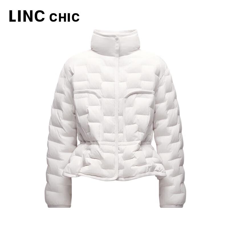 Jinyujie 2024 Herbst Leichte Kurze Daunenjacke für Damen