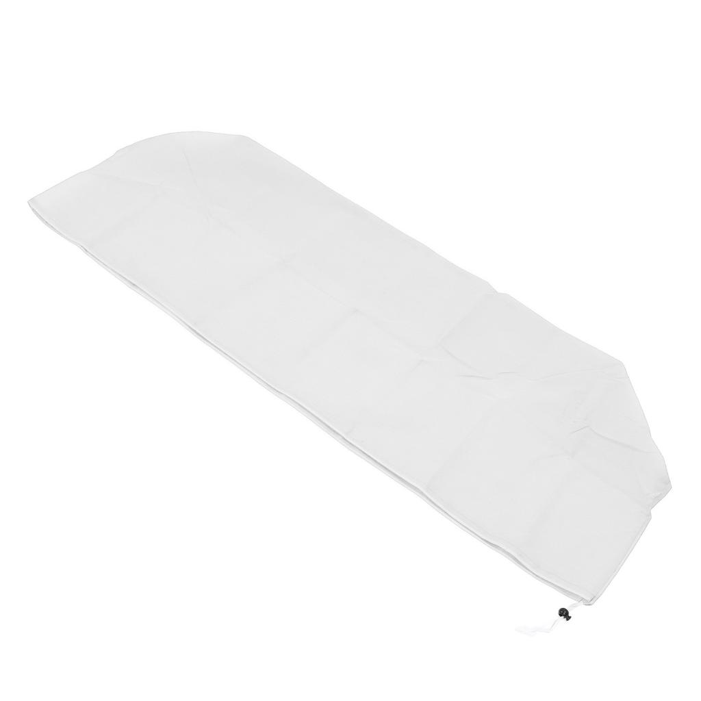 3Pcs Rectangular Plant Protection Cover with Elastic Cord Winter Freeze Proofing Frost Prevention for Planting Box White