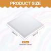 8Pcs White Stretched Canvas for Painting 10cm-30cm Blank Artist Boards Profile Cotton Canvas Panels for Beginners Professionals