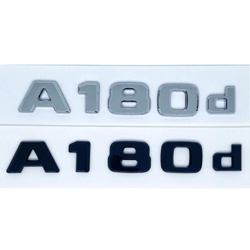 3D Letters A180 A200 A220 A250 A260 A180d A220d 4Matic ABS Emblem for Mercedes Benz A Car Trunk Rear Logo Sticker RK1
