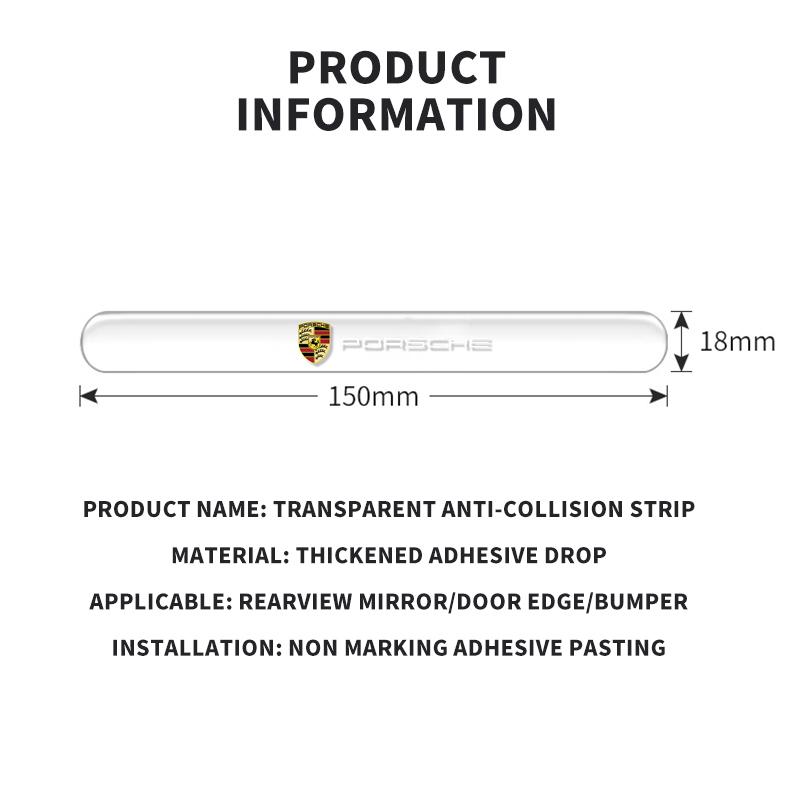 Car Door Handle Stickers Transparent Protector Film For Porsche GTS Cayenne Cayman Panamera Macan 911 718 928 90