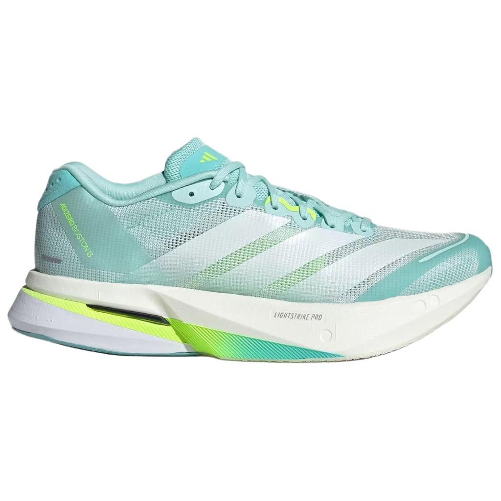 Adidas  Adizero Boston 13 Semi Flash Aqua Women Sneakers Green Zero-Metallic Lucid-Lemon JS4957